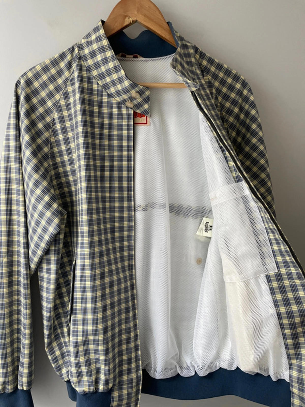 Mens Baracuta G9 Limited Edition Rare Harrington Checked Jacket - Large - 2126