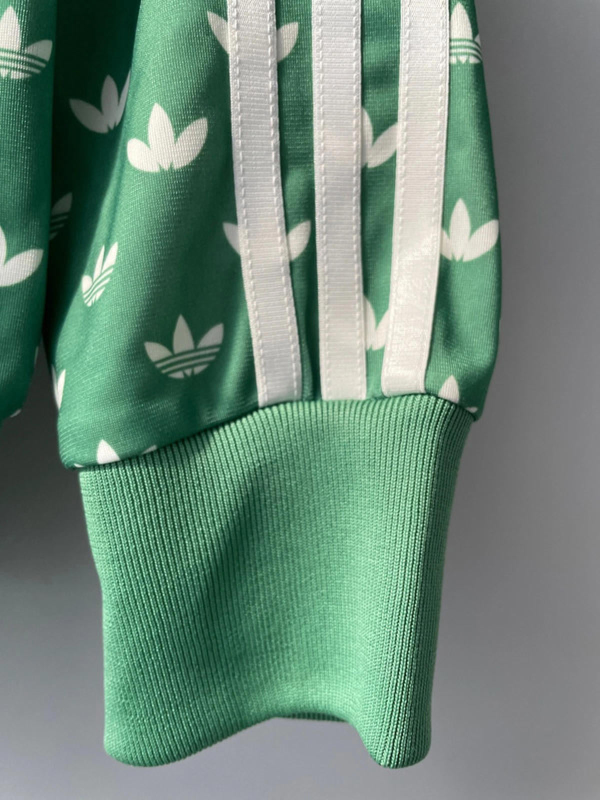 Women’s Adidas Monogram Firebird Track Jacket In Green - Medium -2573