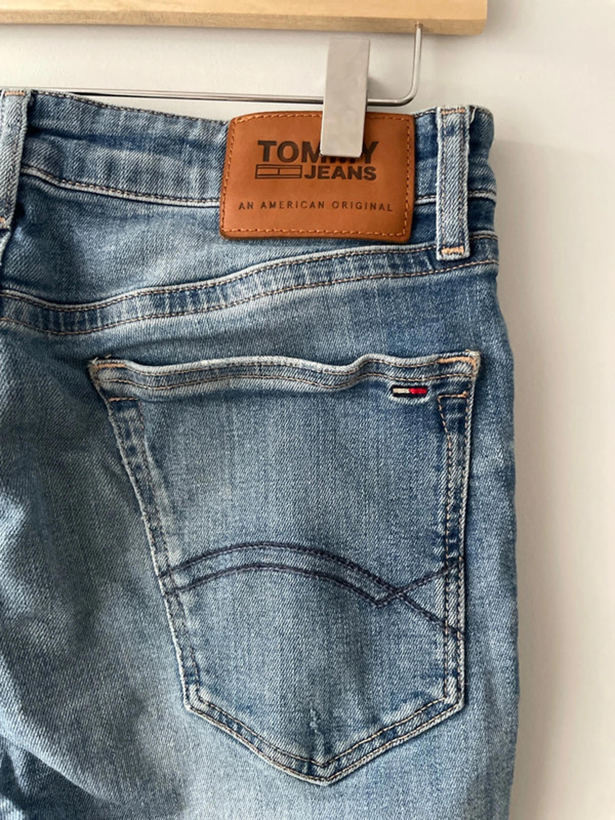 Mens Tommy Hilfiger Skinny Simon Fit Jeans With Wash Effect - W30 / L30
