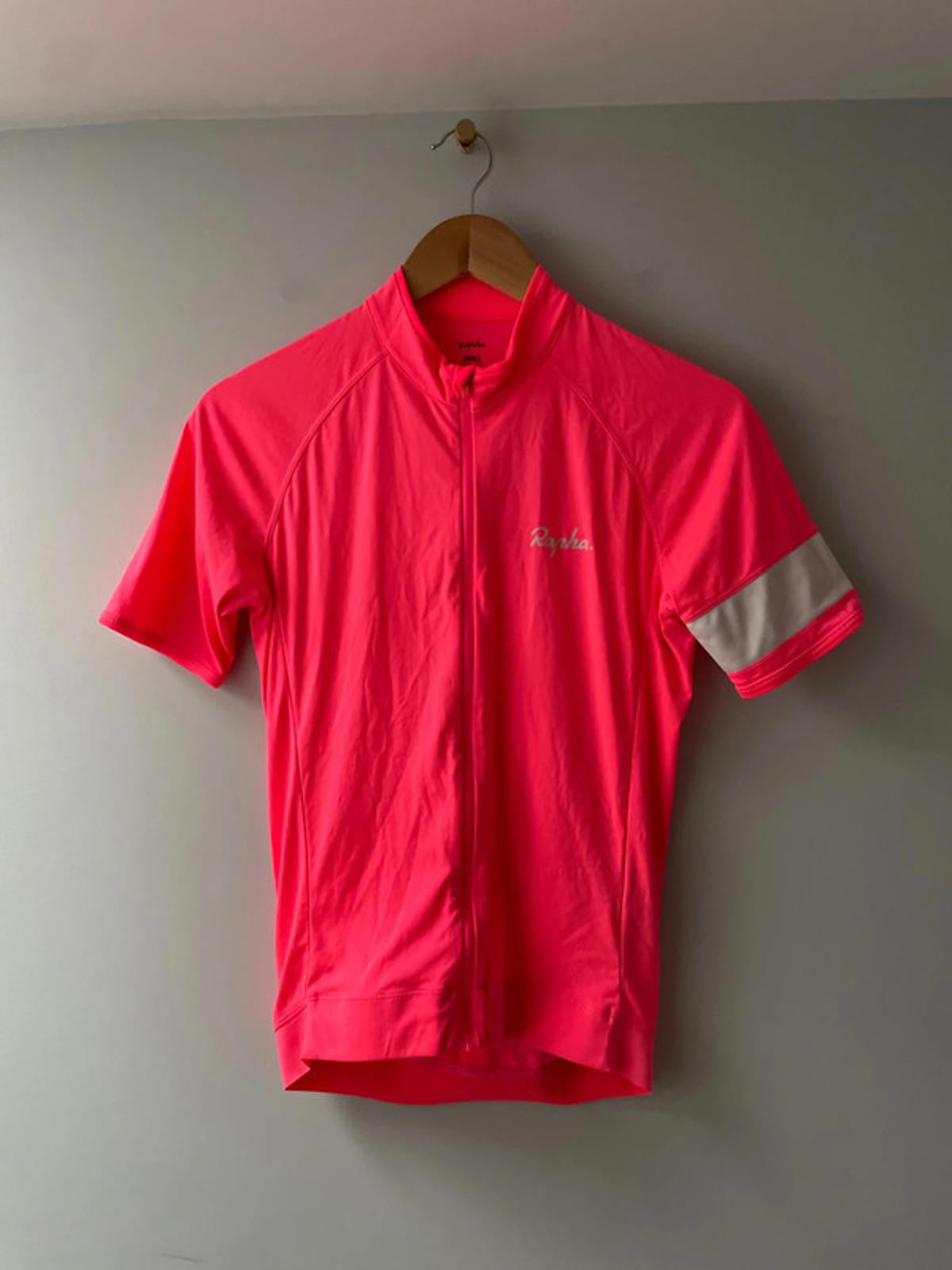 Men's Rapha Short Sleeve Core Cycling Jersey Top In Pink - Small - 2853