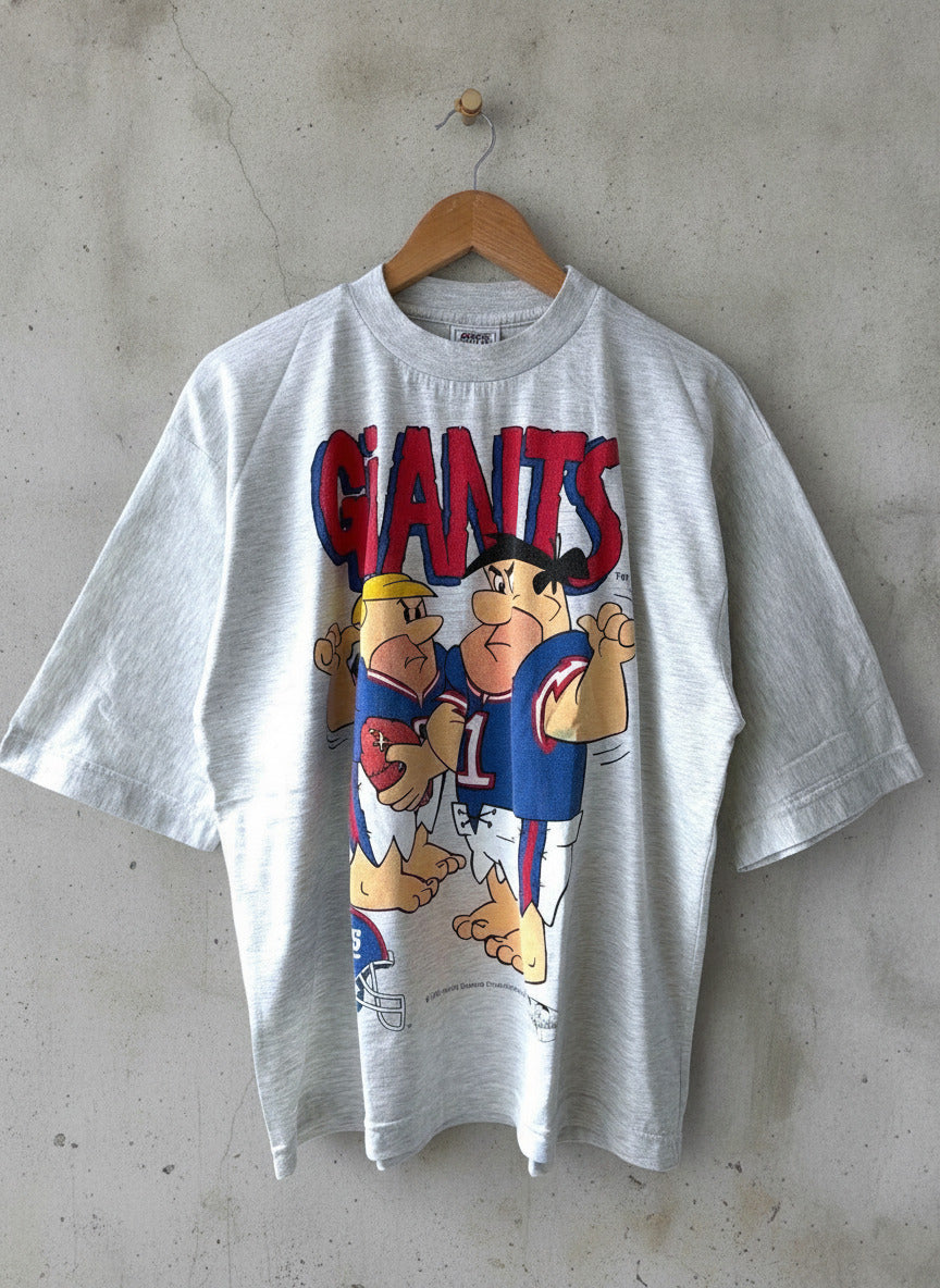 Men’s Rare 1994 The Flintstones x The New York Giants T-Shirt - Large - 3713