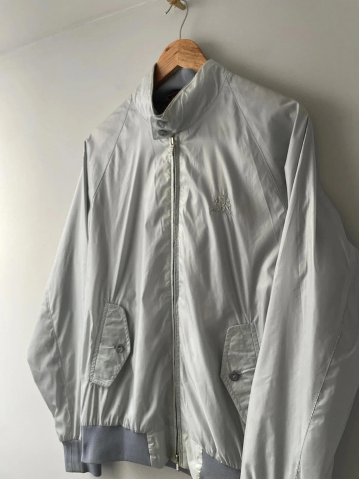 Men’s Baracuta G9 Premium Harrington Jacket Coat In Grey - Large - 2127