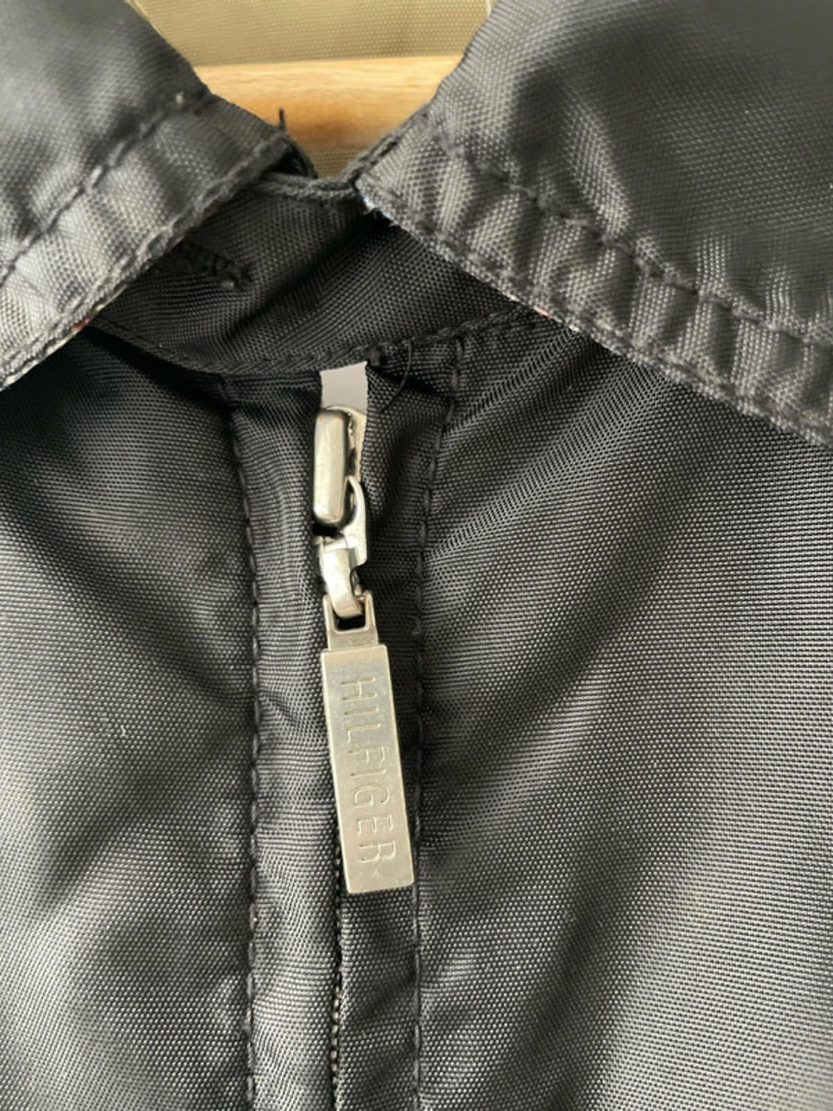 Men’s Tommy Hilfiger Premium Harrington Jacket In Black - Large - 2056