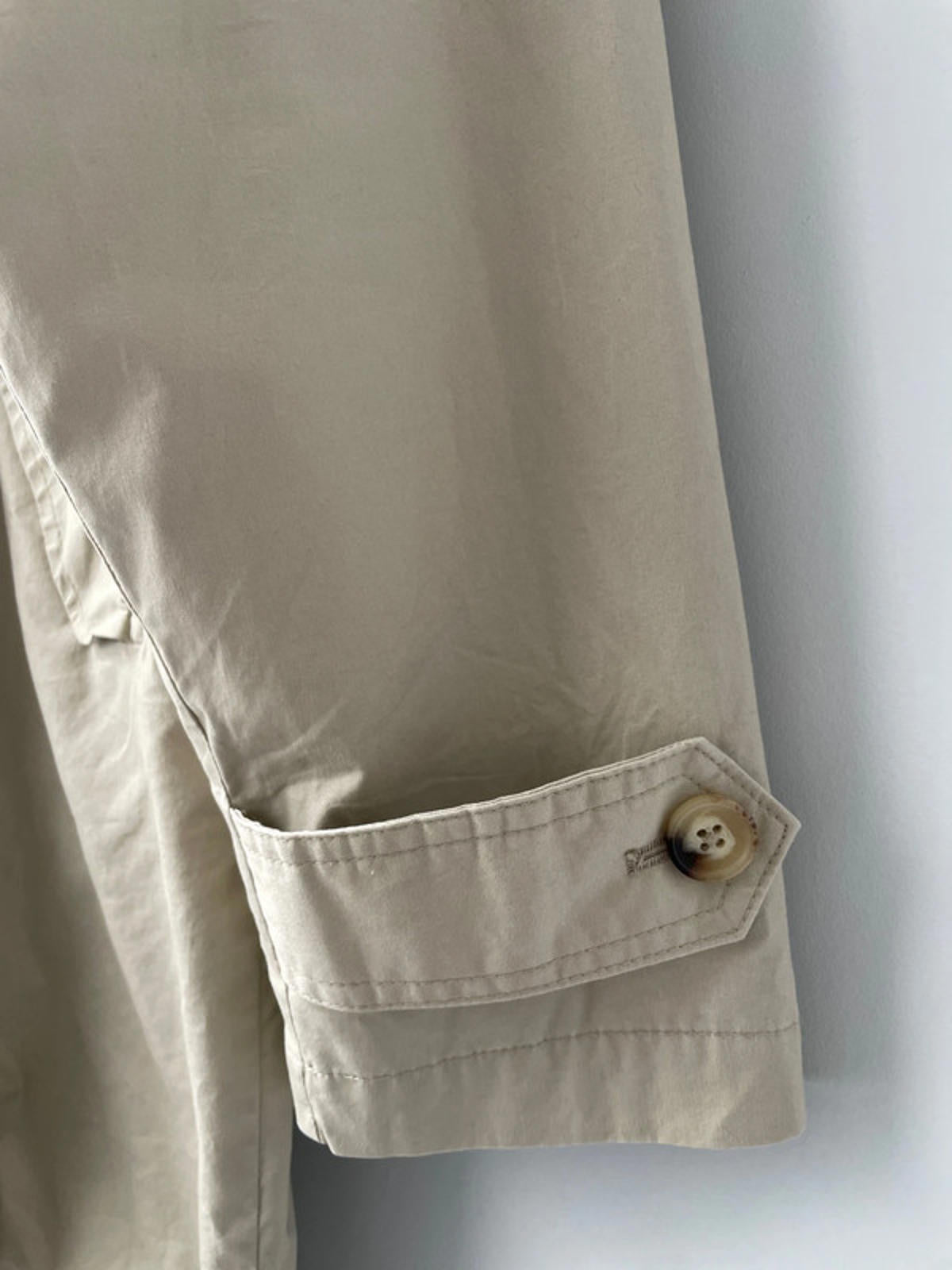 Men’s Ben Sherman Classic Mac Coat Jacket In Beige - XLarge - 2236