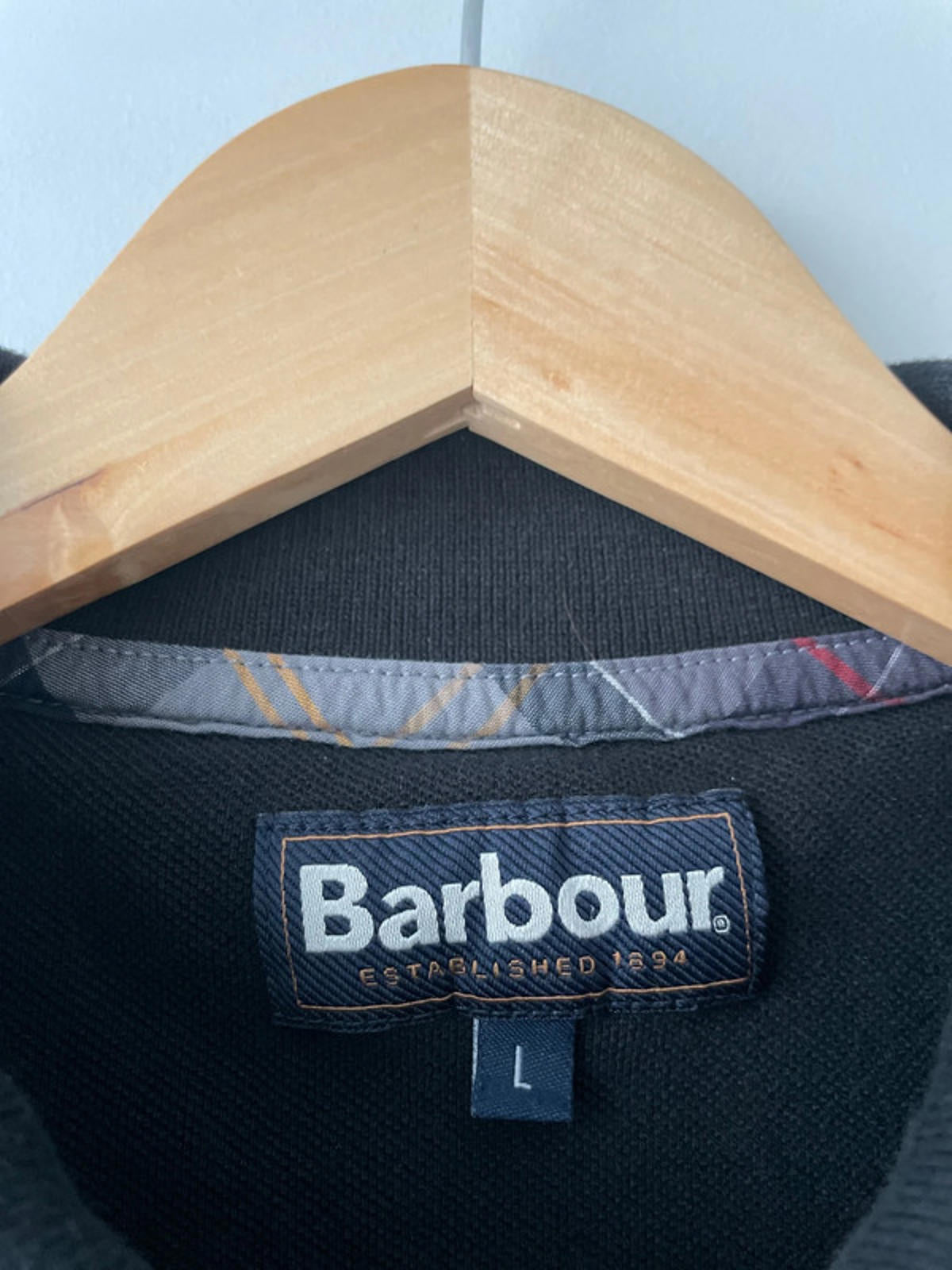 Men’s Barbour Classic Polo in Black - Large -2083