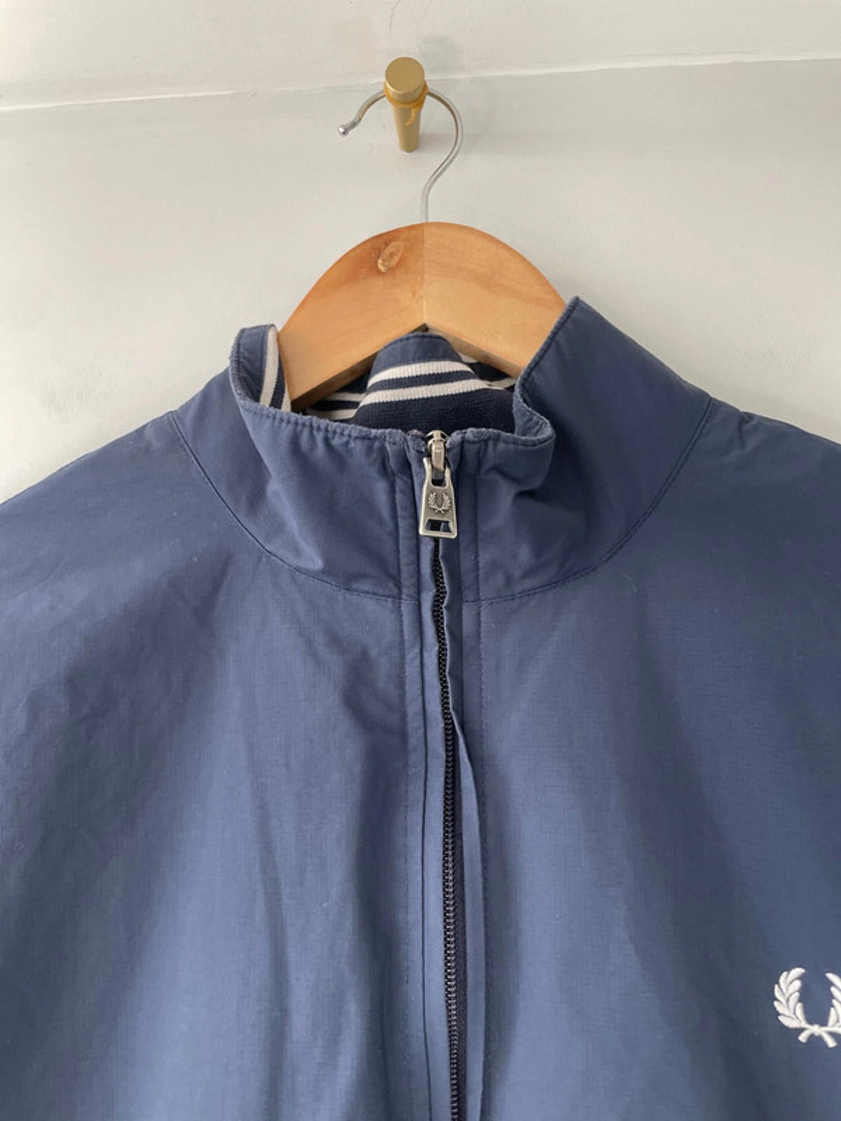 Men’s Fred Perry Harrington Jacket In Navy - Medium - 2072