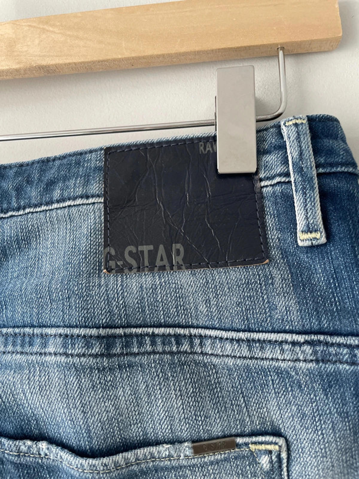 Womens G-Star Arc Fit Original Raw Denim Distressed Effect Jeans - W25/L30 -2217