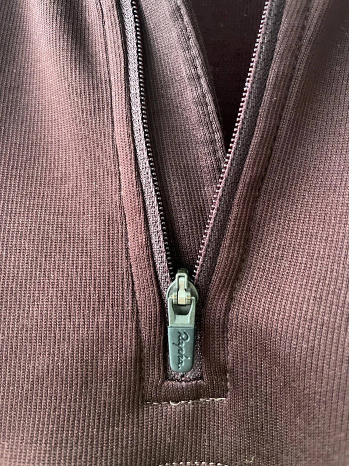 Men’s Rapha Club Merino Wool Cycling Jersey Top In Burgundy - Small - 2317