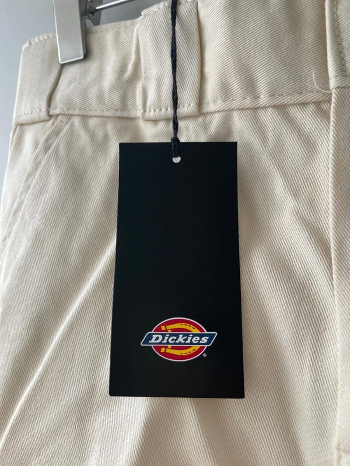 Women’s Dickies Elizaville Straight Leg Chino Trousers In Cream - W26/L29 - 3007