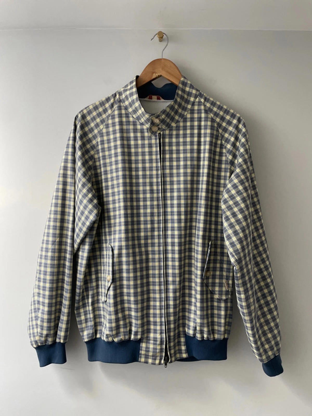 Mens Baracuta G9 Limited Edition Rare Harrington Checked Jacket - Large - 2126