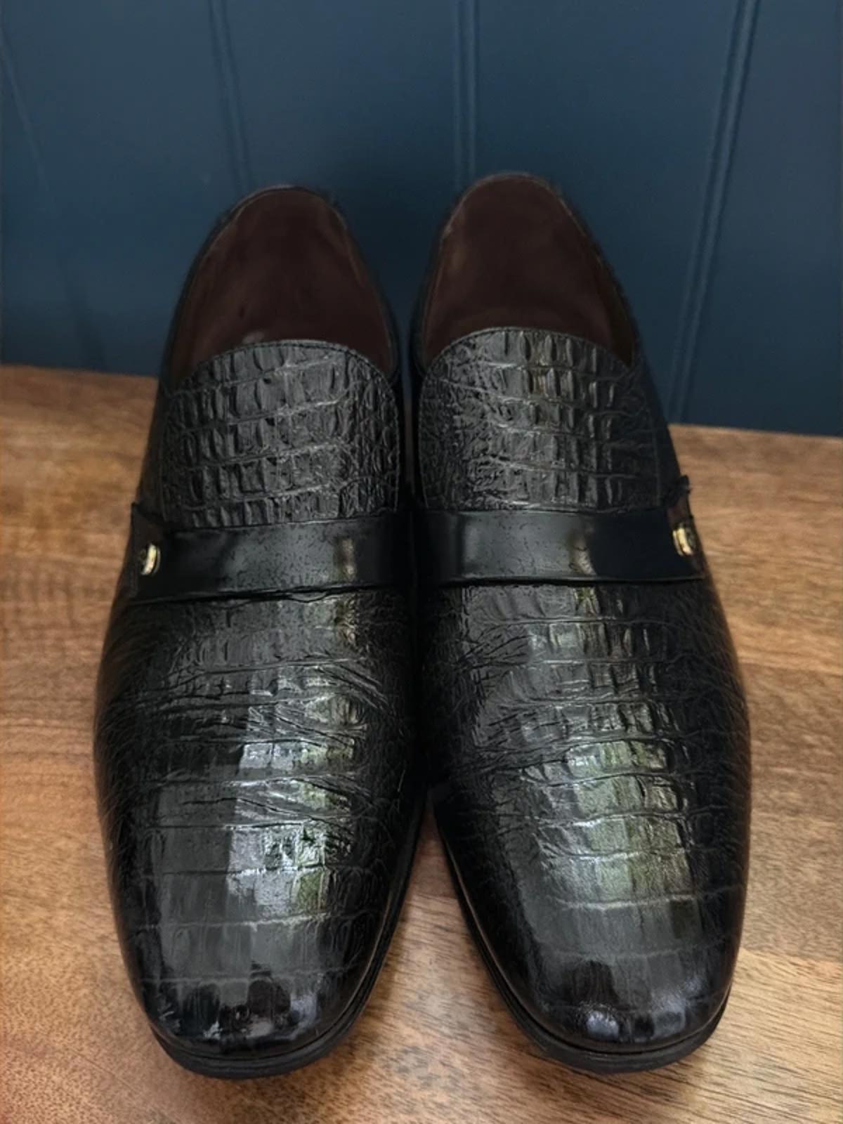 Men’s Grenson Premium Loafers Made In England In Black - Uk8 - 3225
