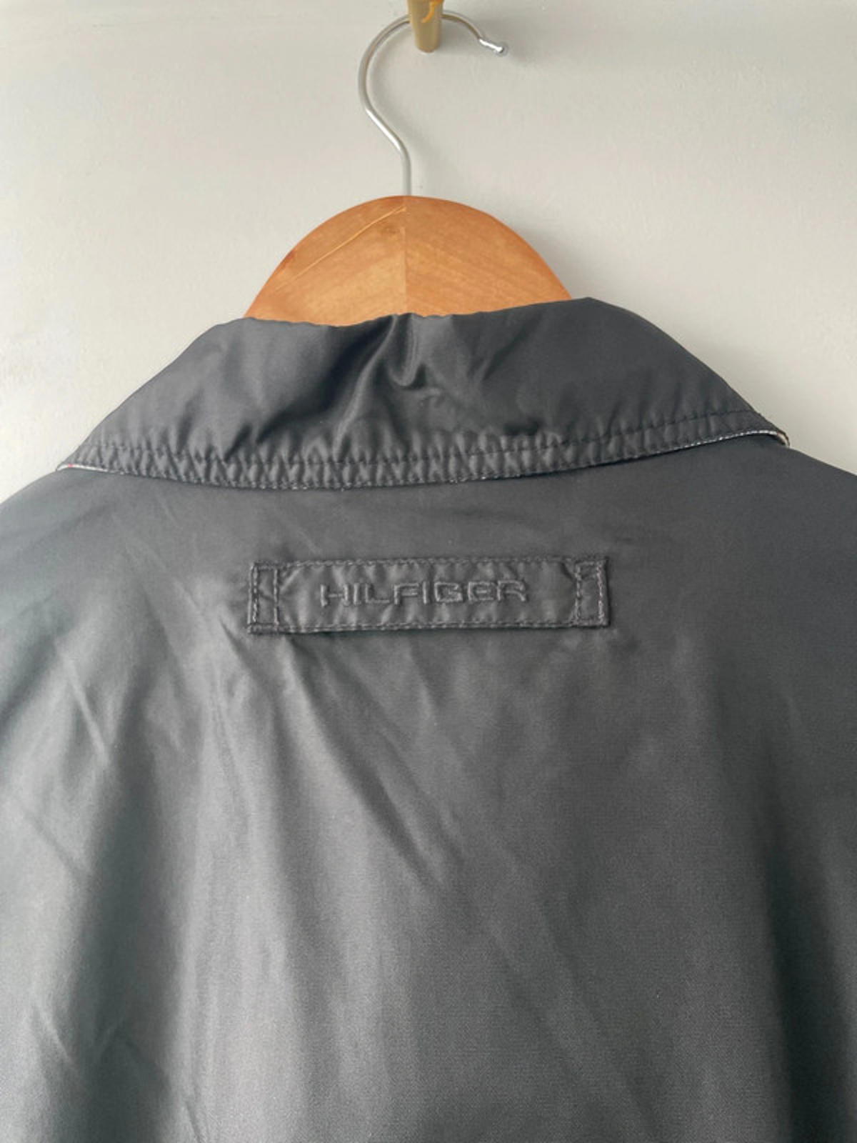 Men’s Tommy Hilfiger Check Lined Harrington Jacket - Large - 2056