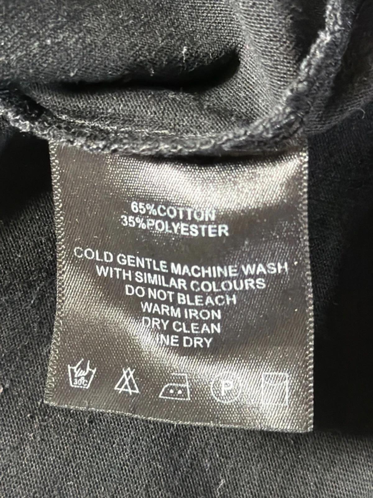 Men’s Maniere De Voir Printed Crew Neck T-shirt In Black - Medium - 3381