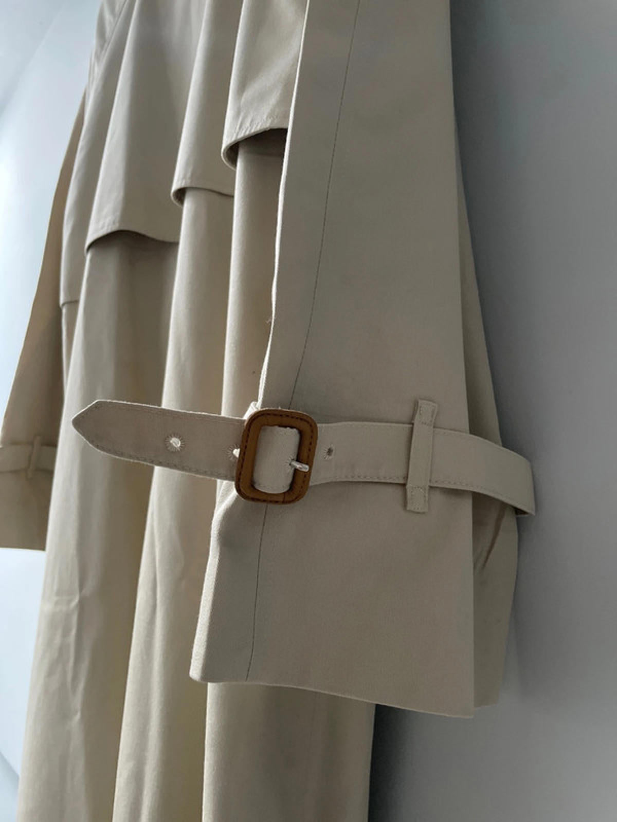 Women's Burberry Longline Mac Trench Coat In Beige - Xlarge - 2468