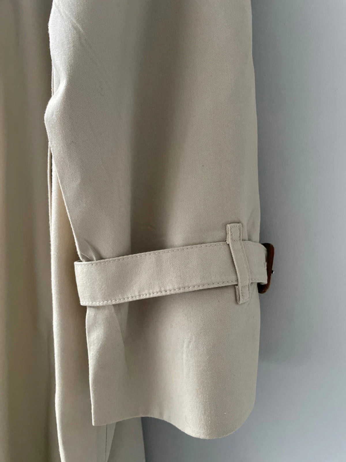 Women's Burberry Longline Mac Trench Coat In Beige - Xlarge - 2468