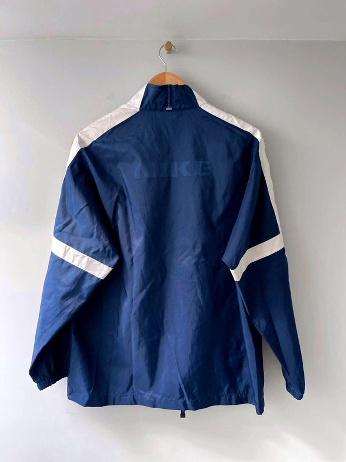Men’s Nike Vintage Full Zip Windbreaker Jacket in Navy/Gold/White - XLarge -2508