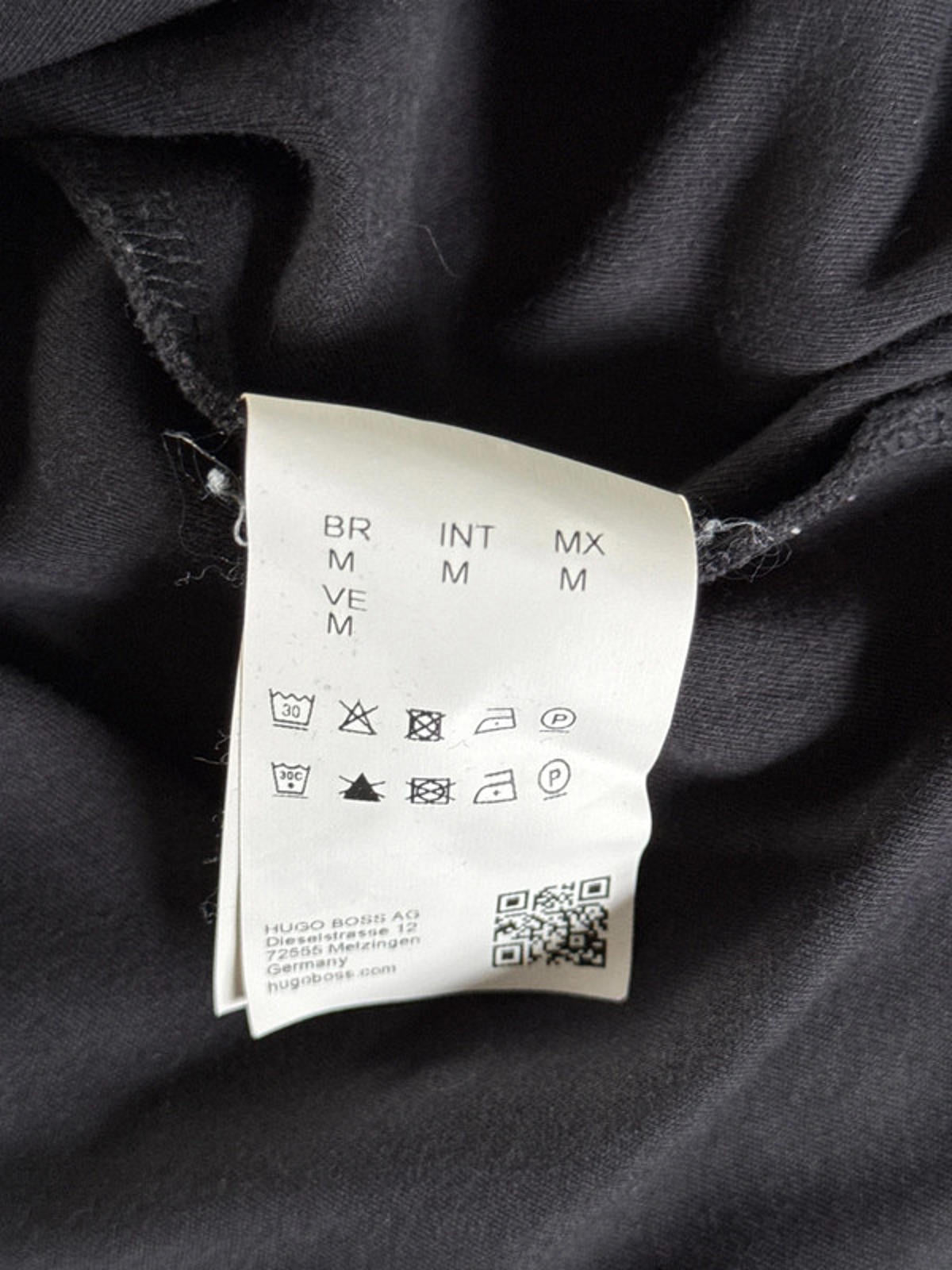 Men’s Hugo Boss Regular Fit Long Sleeve Knitted Polo Top - Medium - 0294