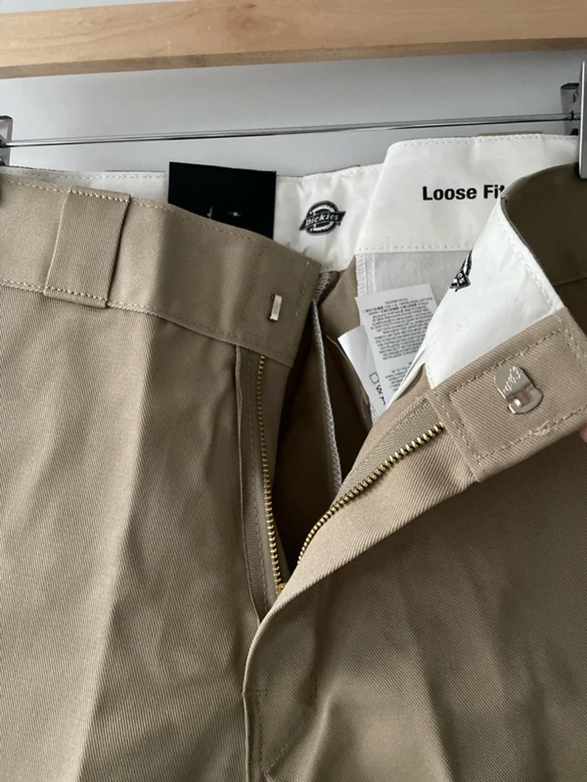 Women’s Dickies Double Knee Straight Fit Work Pant Chino in Beige - W26/L32-2955