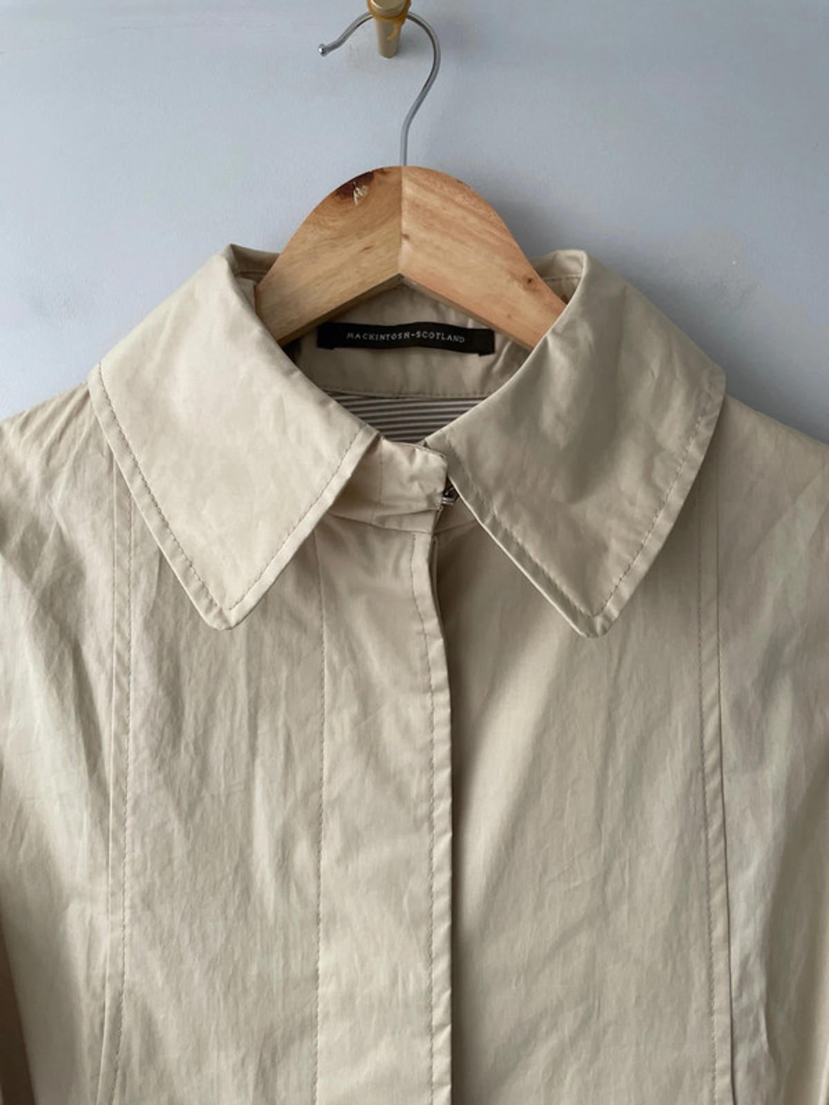 Women’s Mackintosh Made In Scotland Premium Mac In Beige - XSmall - 2293