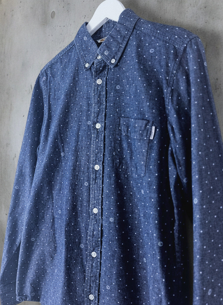 Men’s Carhartt Long Sleeve Oxford Chambray Shirt - Medium -1413