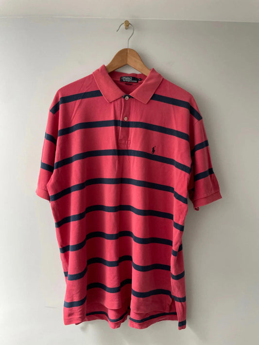 Men’s Ralph Lauren Stripped Short Sleeve Polo Top - XLarge - 1590