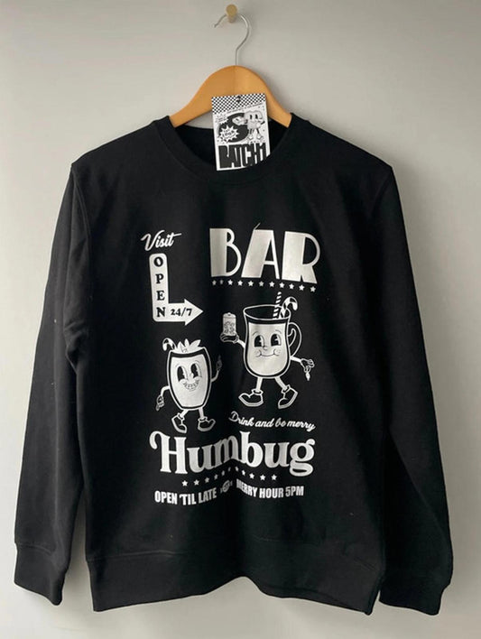 Men’s Batch1 crew neck printed sweater top - Small