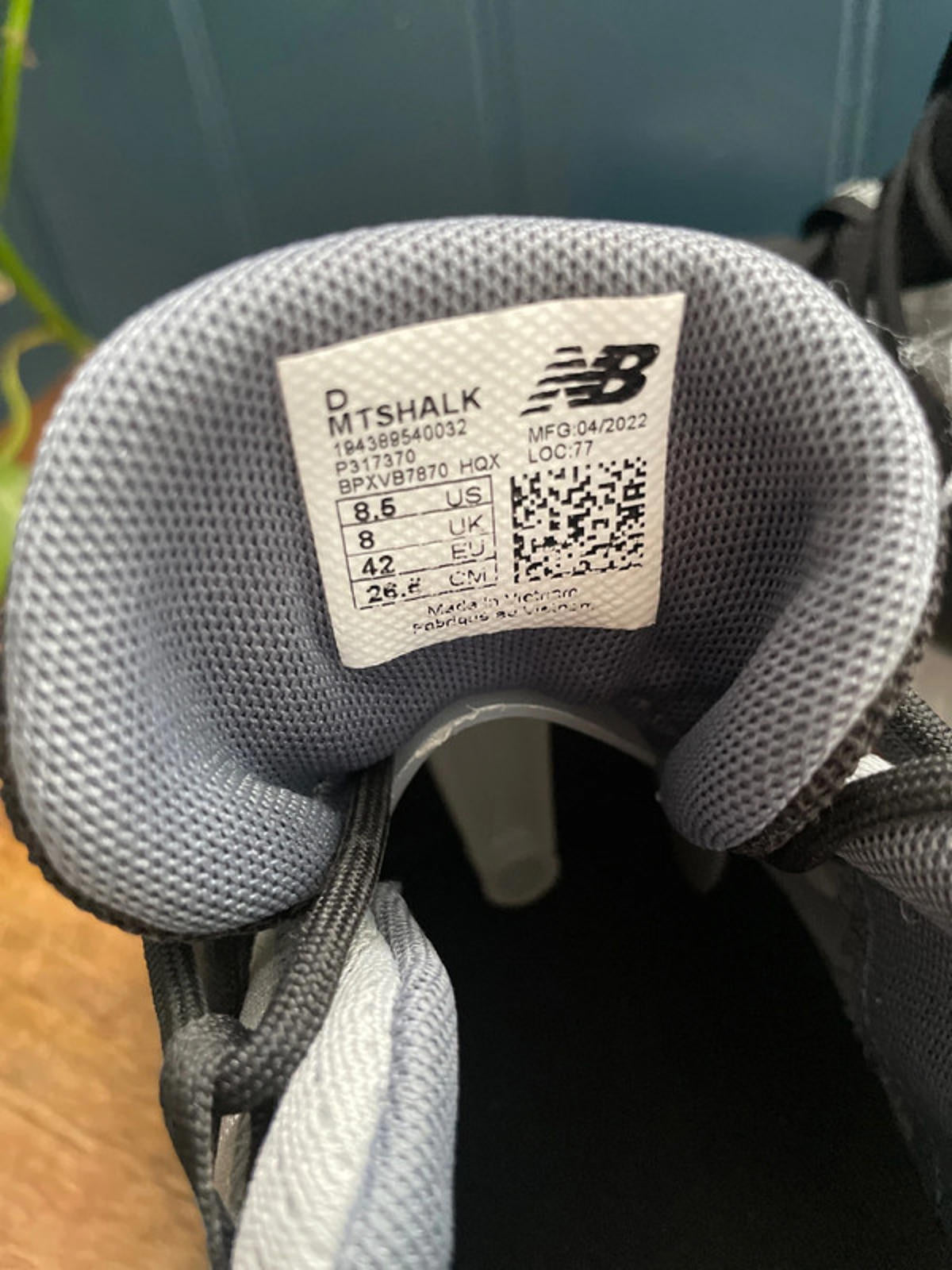 New Balance Shando Chunky Sole Trainers In Black/White - UK 8 - 1629