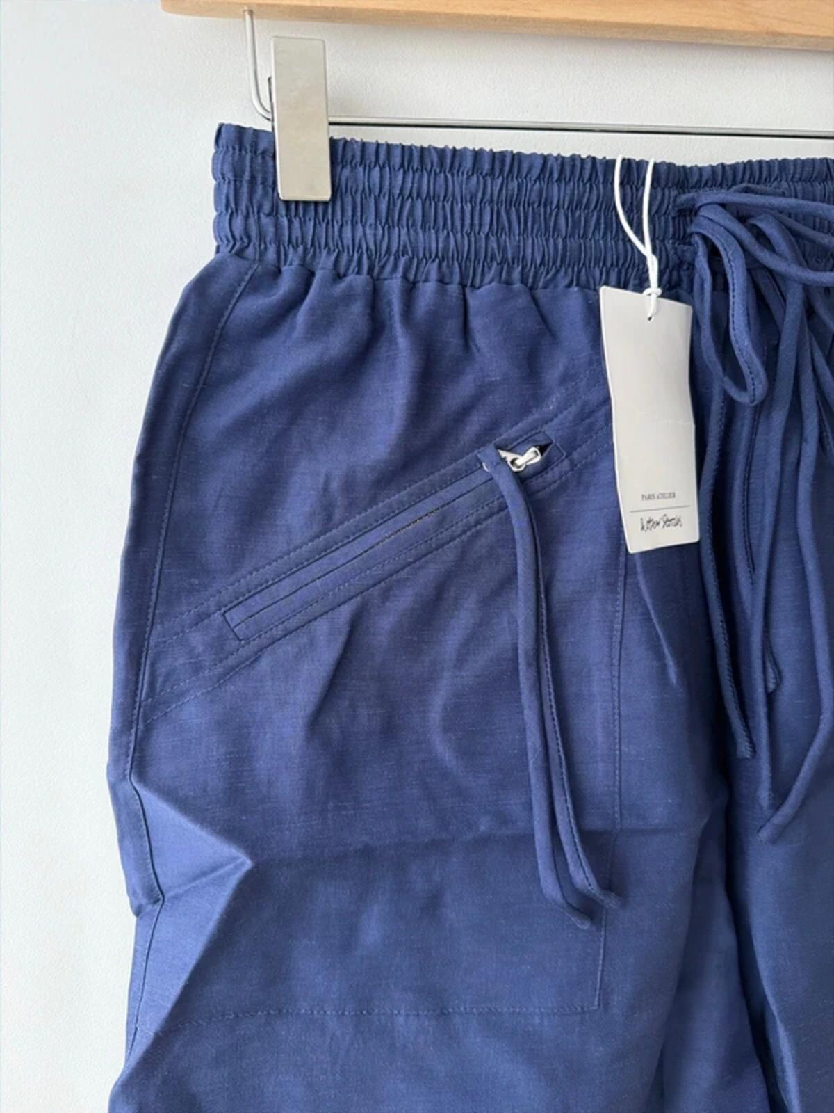 Women’s & Other Stories High Waisted Linen Shorts In Navy - XSmall - 3364