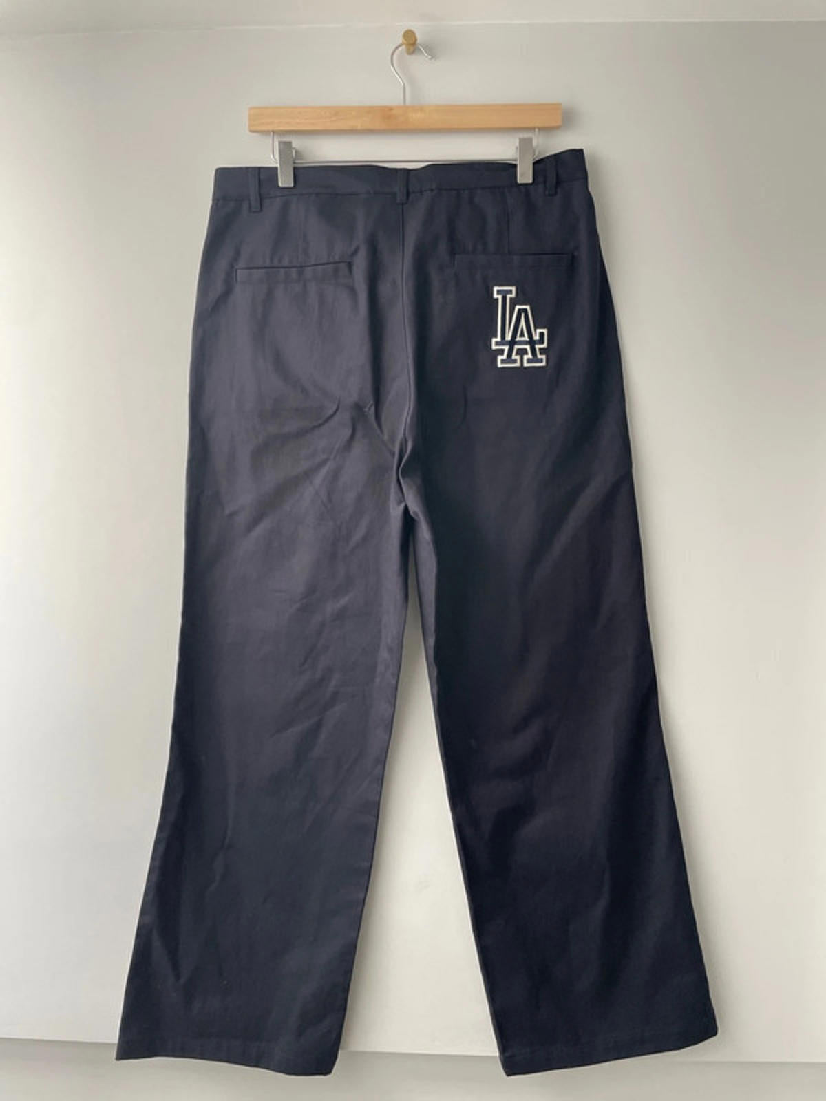 Men’s New Era LA Dodgers Wide Leg Trousers In Navy - W32/L30 - 2006