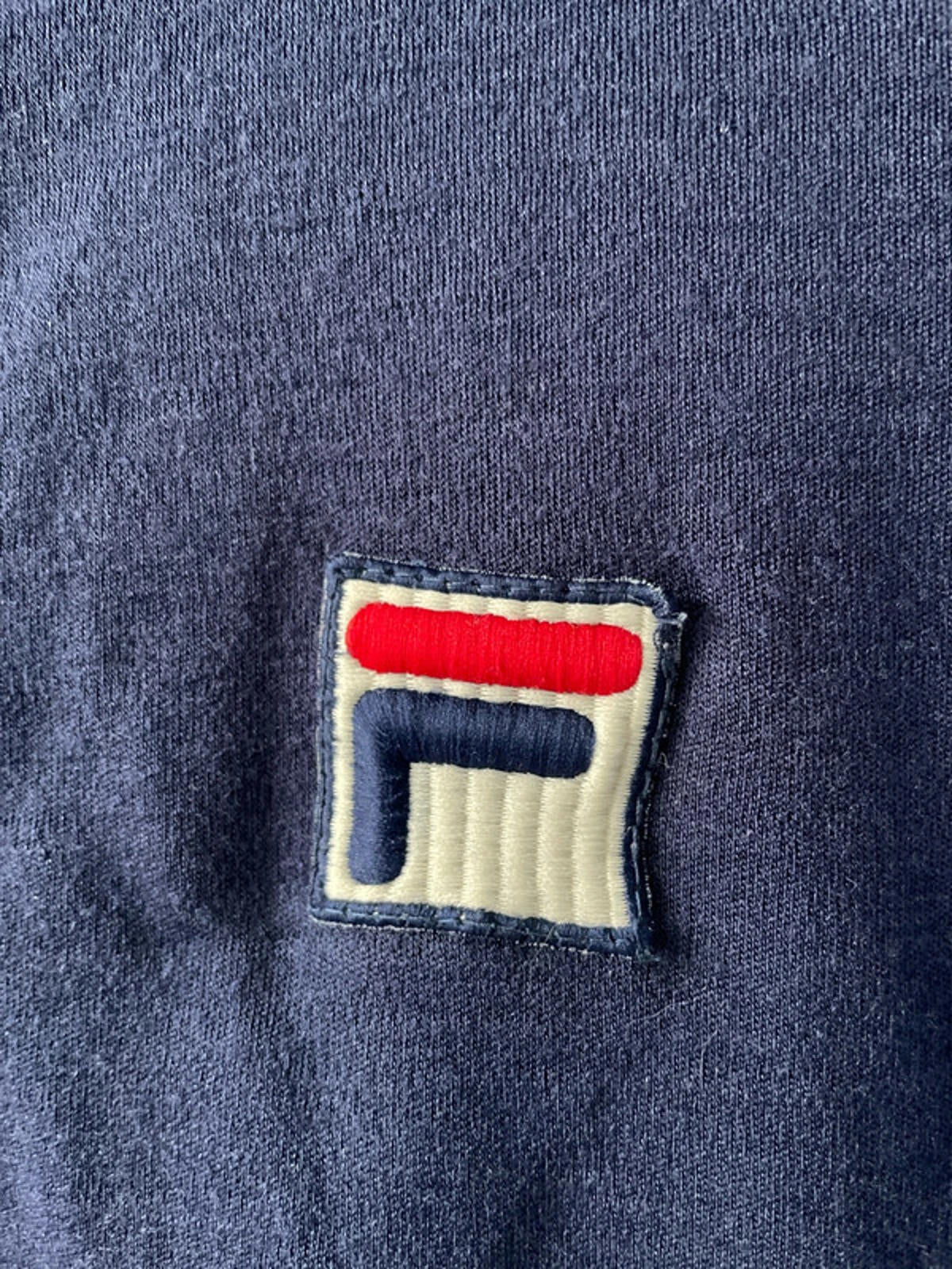 Men’s Fila White Line Settanta Vintage Bomber Track Jacket in Navy - Medium-2590