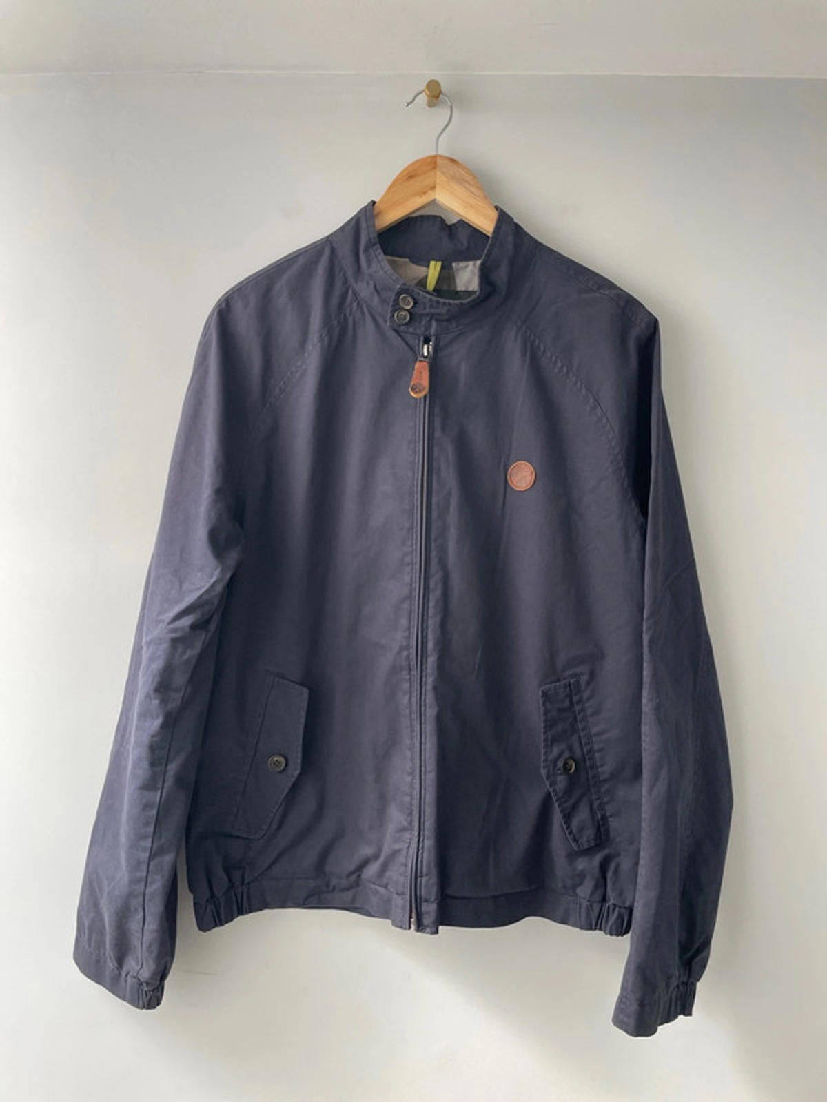 Men’s Pretty Green Harrington Jacket Coat In Navy - Medium - 2120