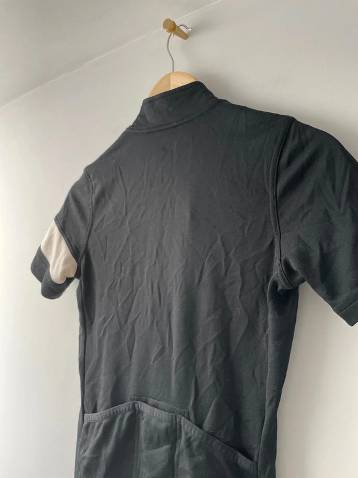 Women’s Rapha Short Sleeve Merino Wool Classic Cycling Jersey Top In Black - XSmall - 2267