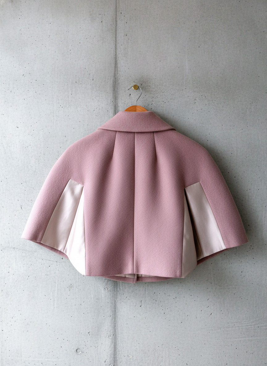 Women’s Dice Kayek Cropped Short Sleeve Jacket Top In Pink - UK8 - 3549