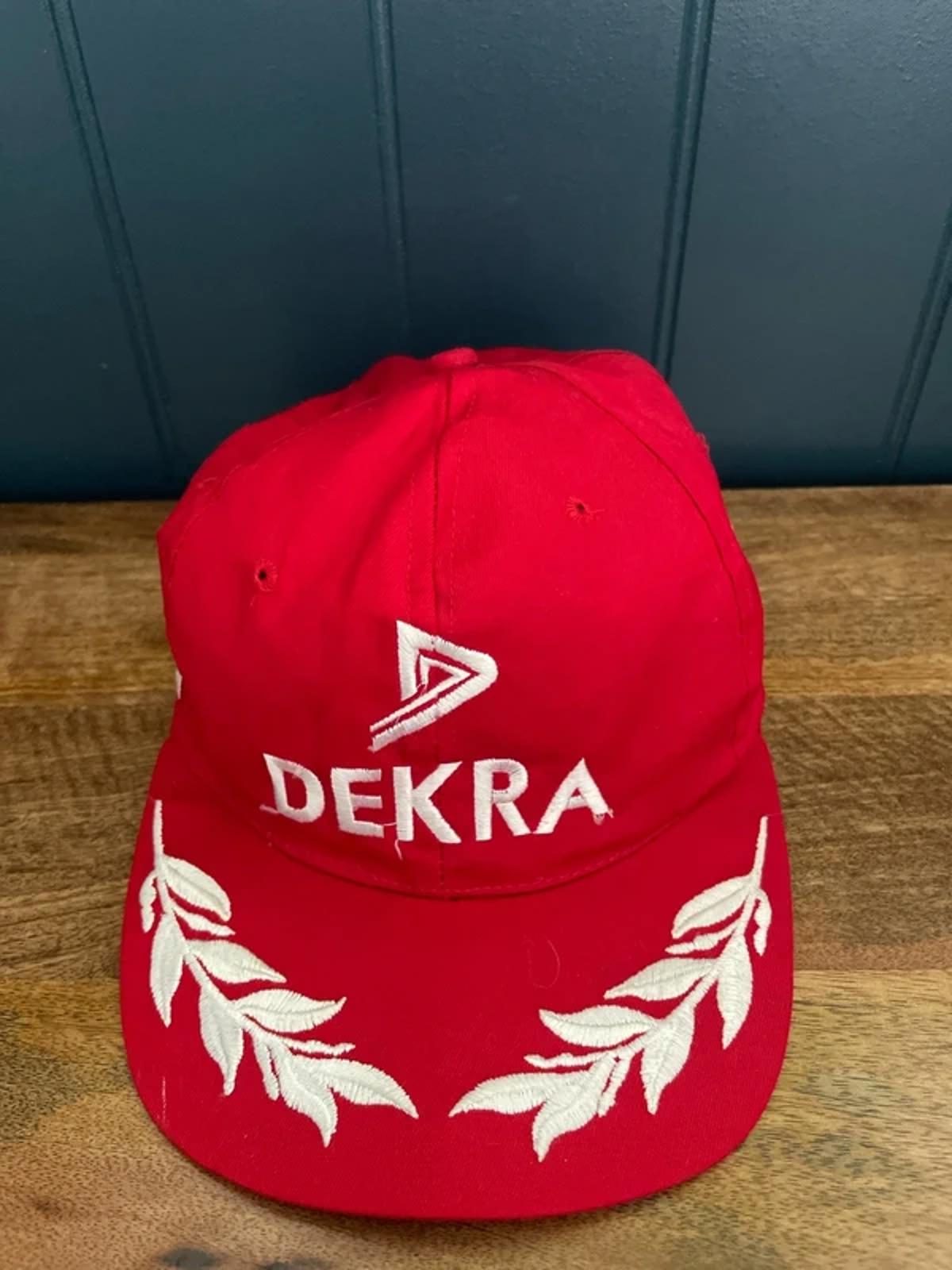 Unisex Ferrari Michael Schumacher Dekra Vintage 90's Cap In Red - 3091