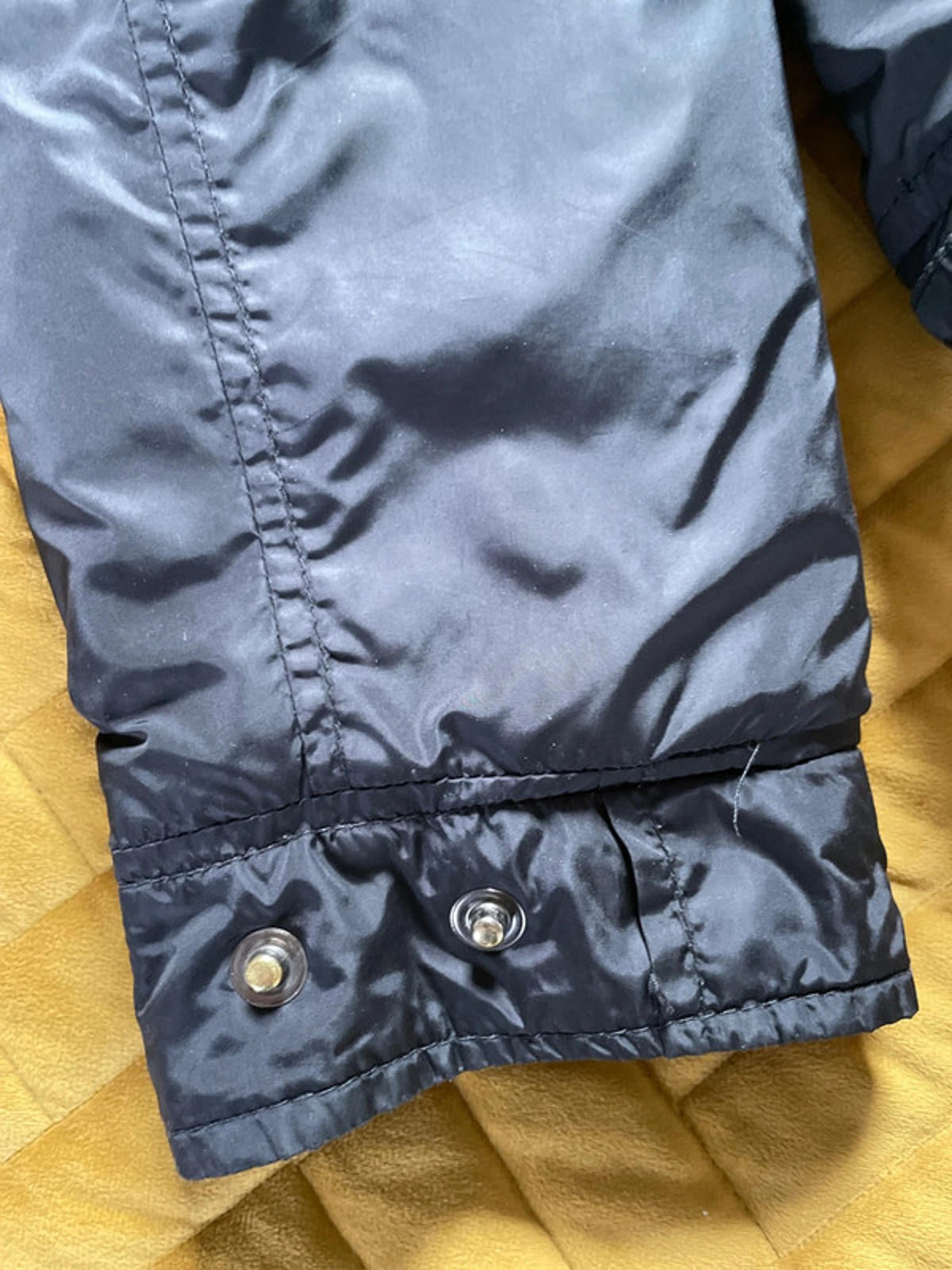 Men’s Massimo Dutti Zip Through Padded Jacket Coat In Black - XLarge