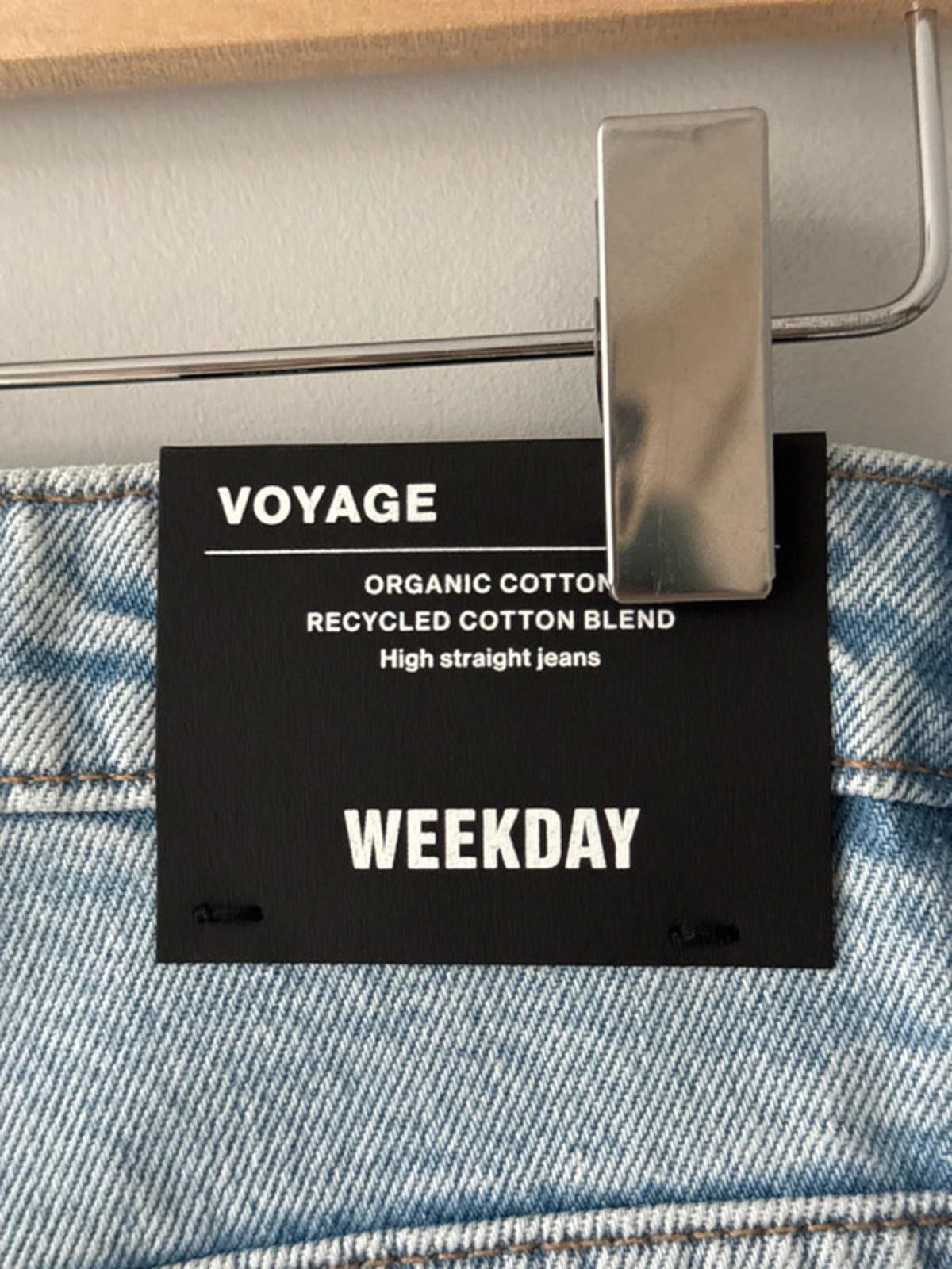 Women’s Weekday Voyage High Waisted Fit Jeans In Blue - W27/L30 - 0620