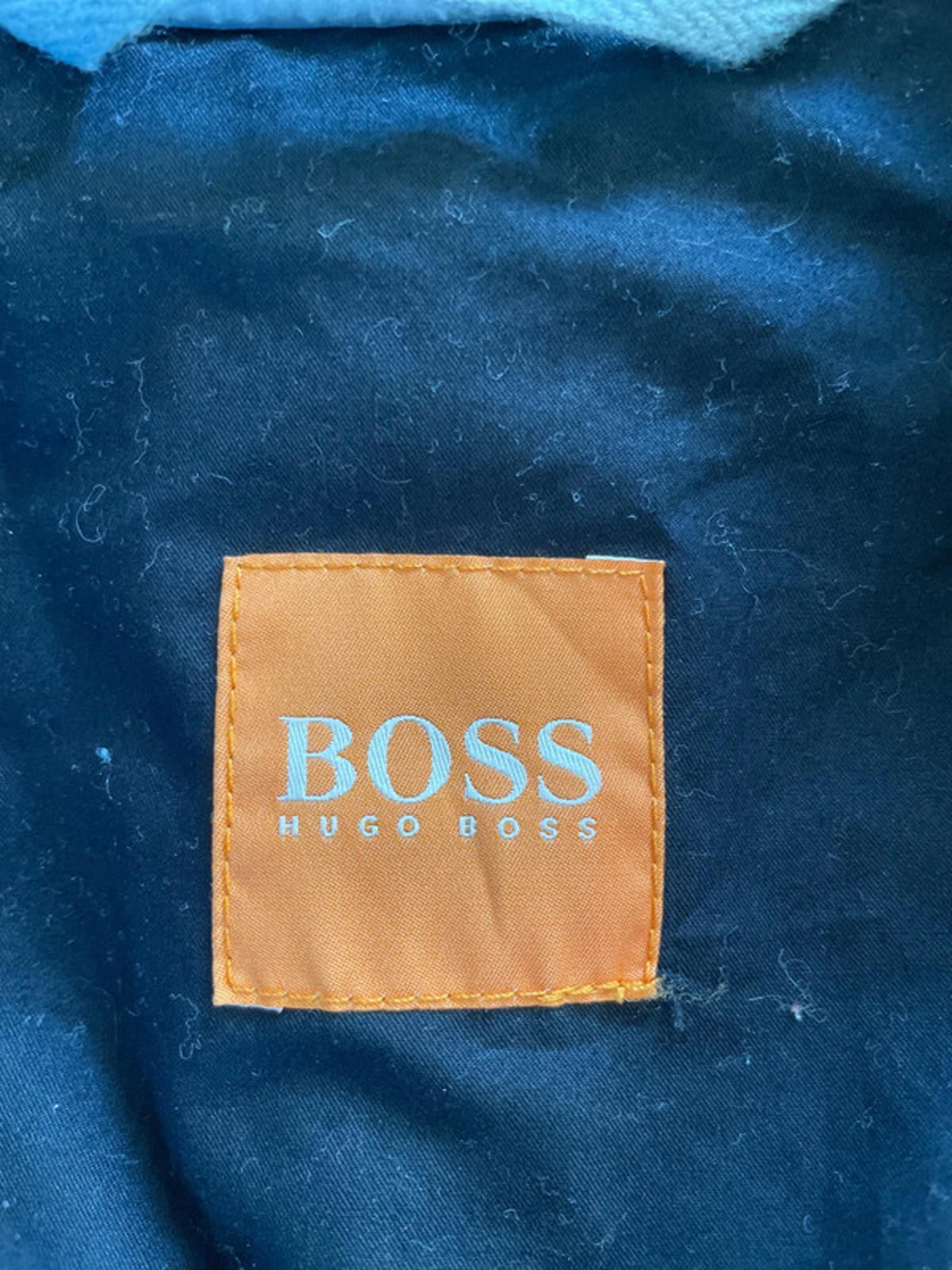 Men’s Hugo Boss Windbreaker Harrington Jacket in Grey - Medium - 2665