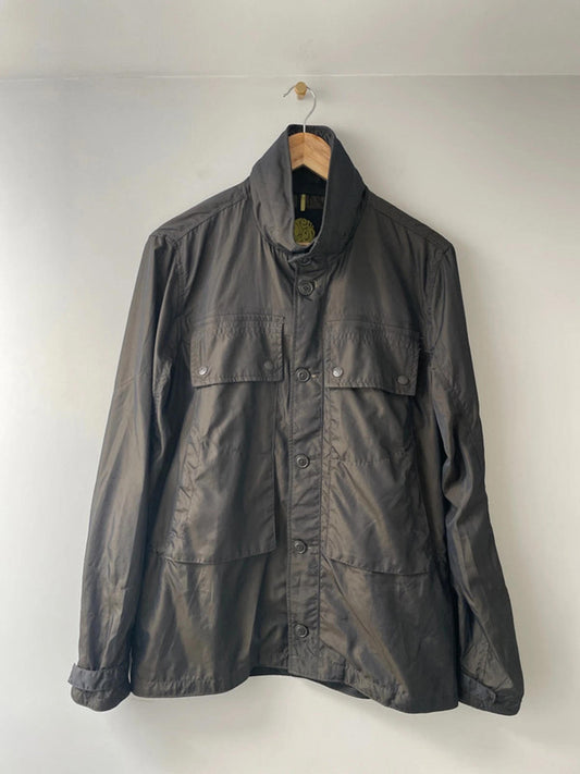 Men’s Pretty Green Hooded Harrington Jacket Coat - Small - 2130