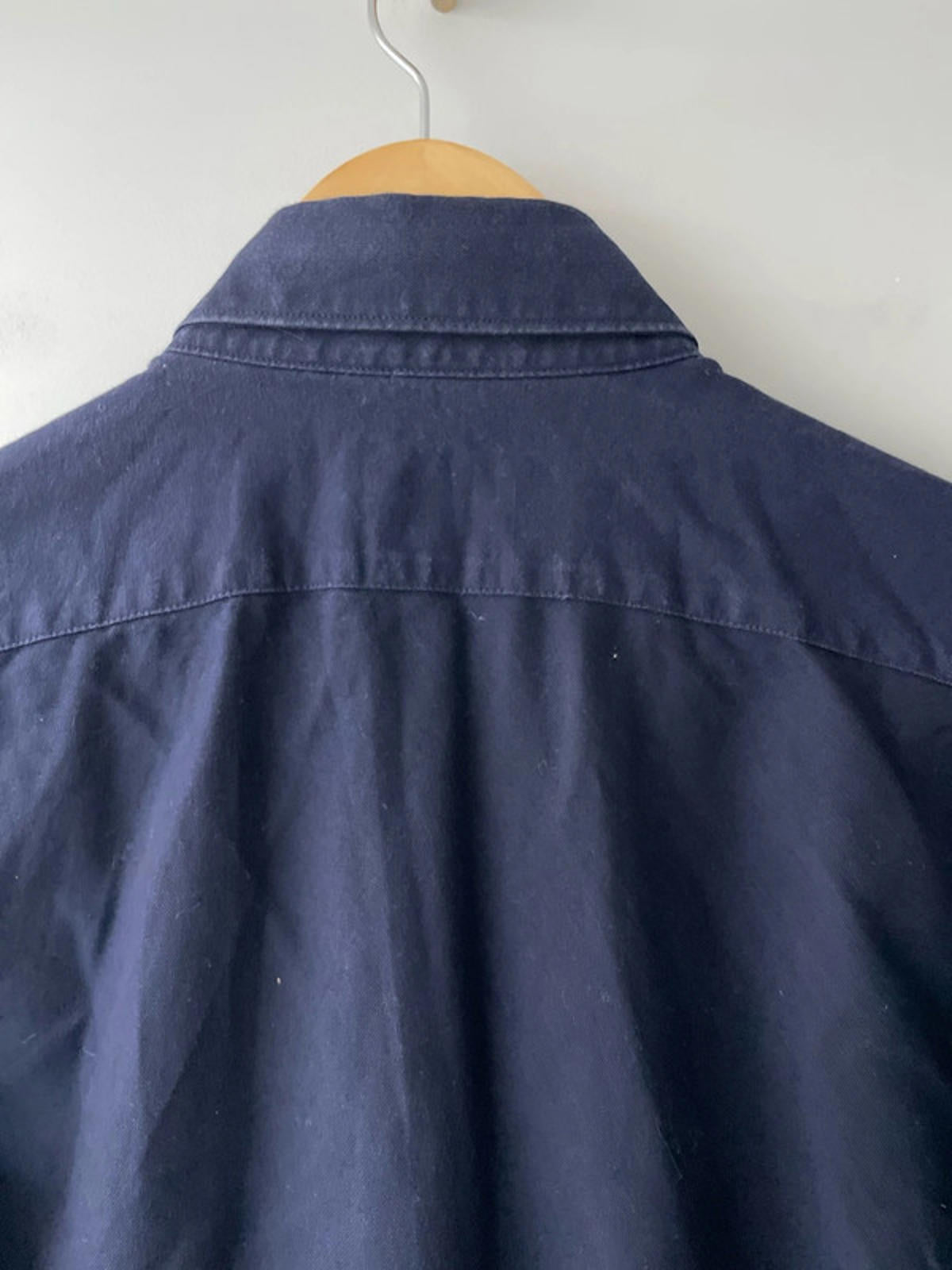 Men’s Reiss Slim Fit Long Sleeve Shirt In Navy - Medium - 2751