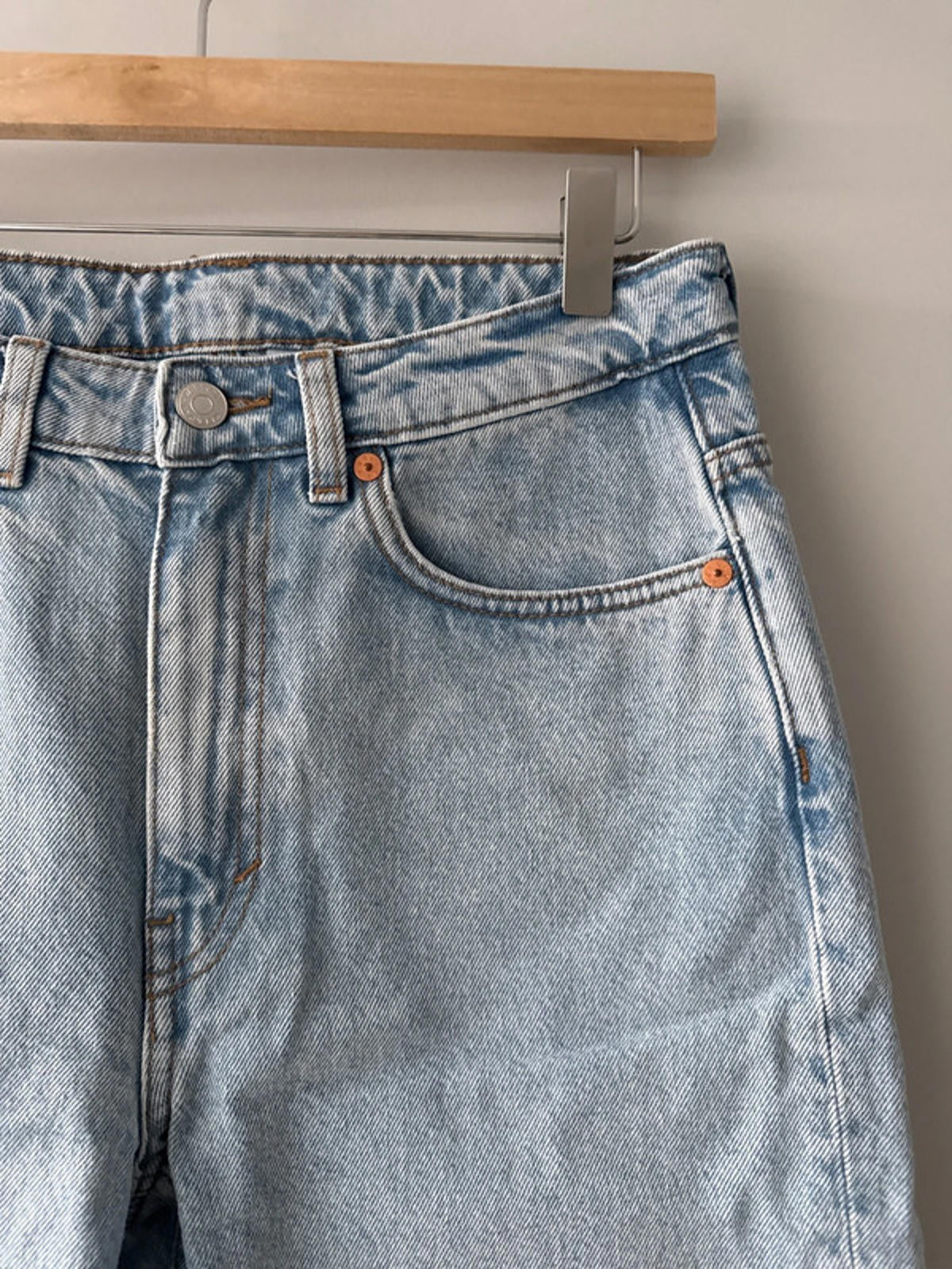 Women’s Weekday Voyage High Waisted Fit Jeans In Blue - W27/L30 - 0620