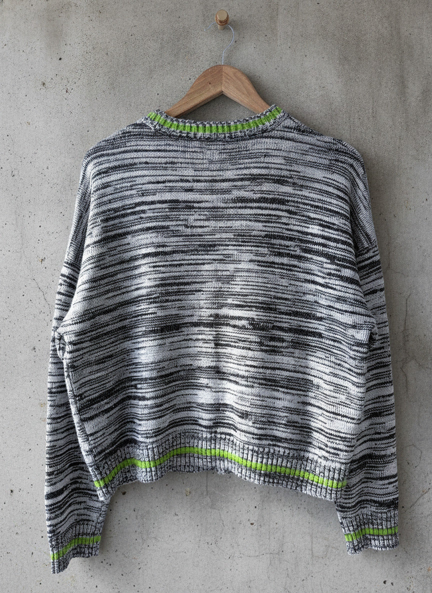 Women’s Kickers Classics Oversized Fit Wool Blend Striped Jumper - Medium - 3803