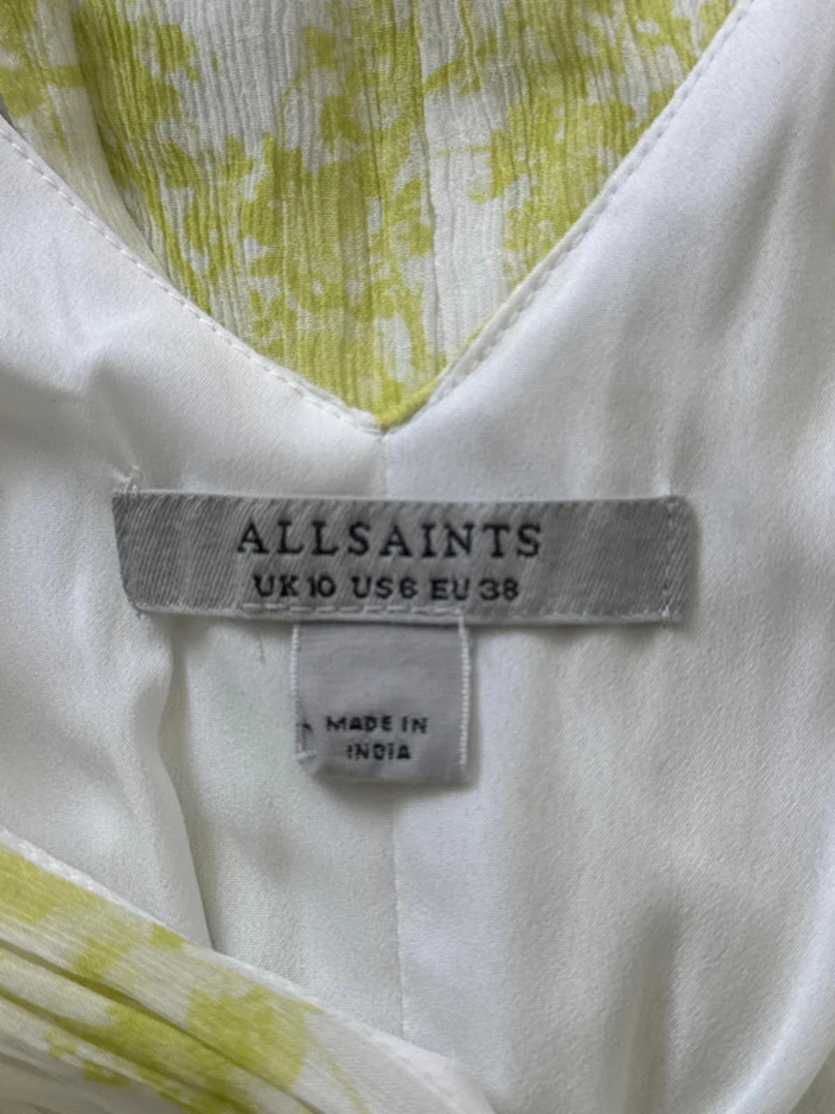 Women’s Allsaints Maxi Dress With Allover Print- UK 10   -1355