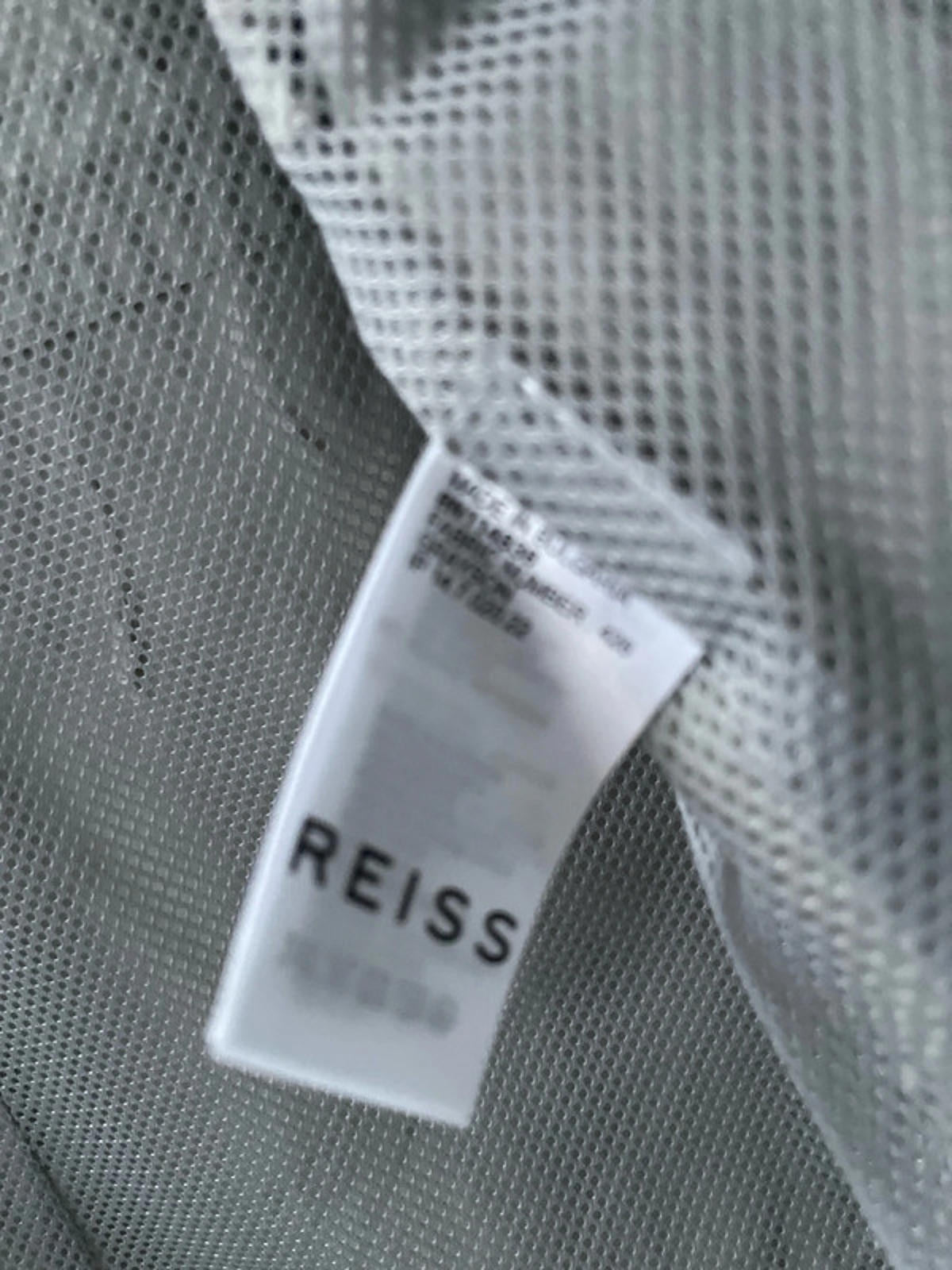 Women’s Reiss Premium Zip Through Jacket Coat In Cream- Medium