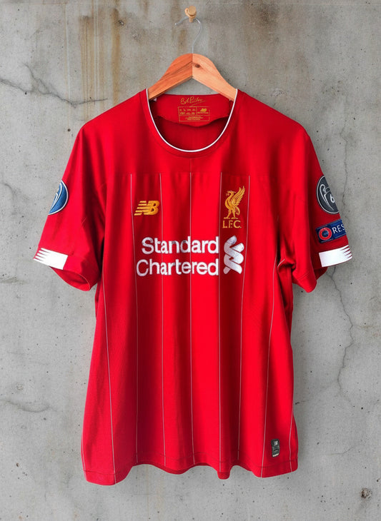 Men's Liverpool FC 2019/20 Salah #11 Football Shirt Jersey - Large - 3602