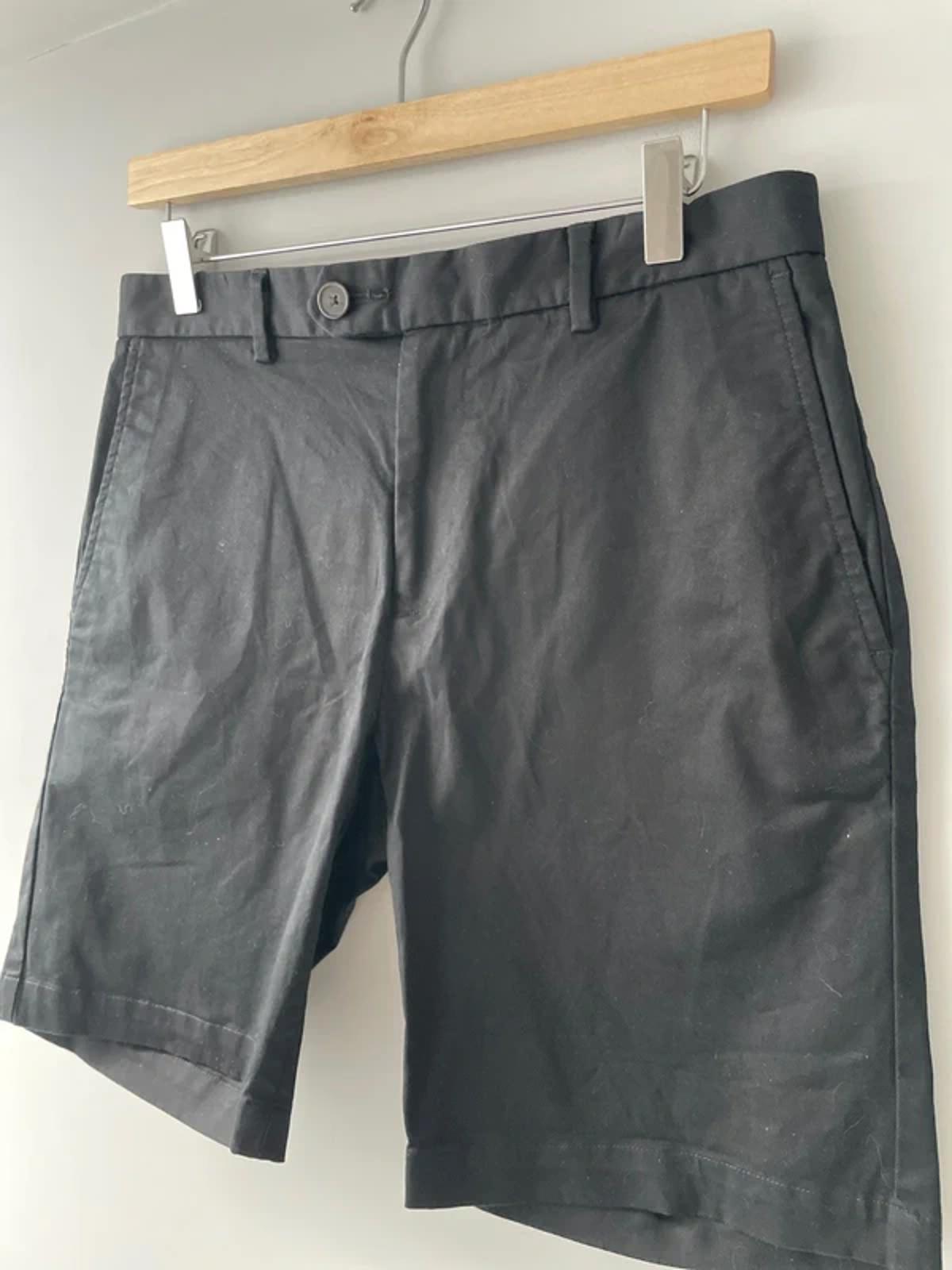 Men’s Reiss Premium Classic Chino Shorts In Black - W30/L8.5 - 3154