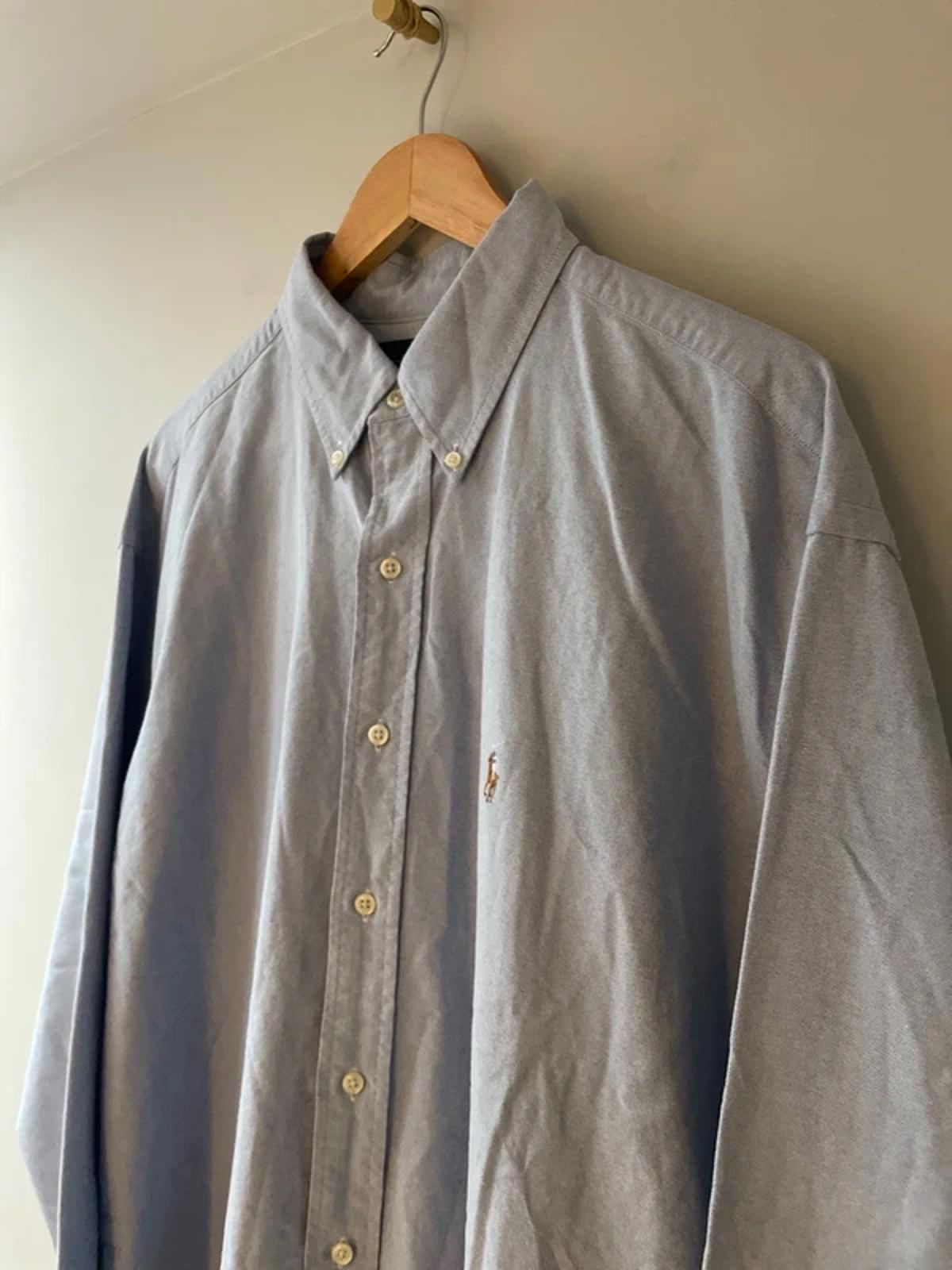 Men’s Ralph Lauren Blake Oxford Style Chambray Shirt In Blue - XLarge - 2929