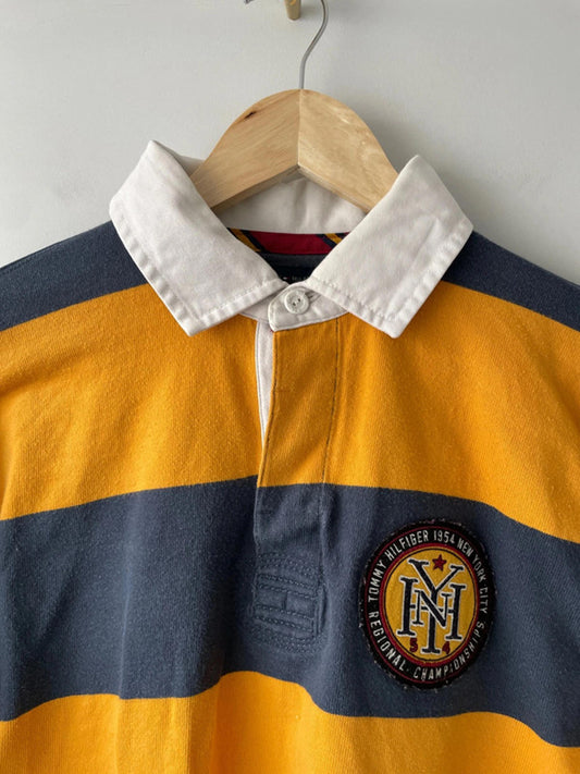 Men’s Tommy Hilfiger Stripped Rugby Polo Top - Medium - 2007