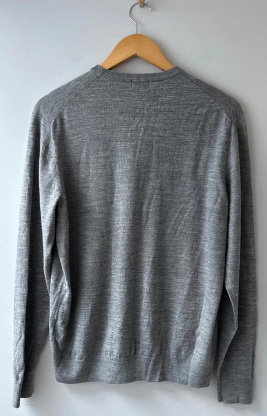Men’s Uniqlo Premium Merino Wool Crew Neck Jumper - Large - 0716