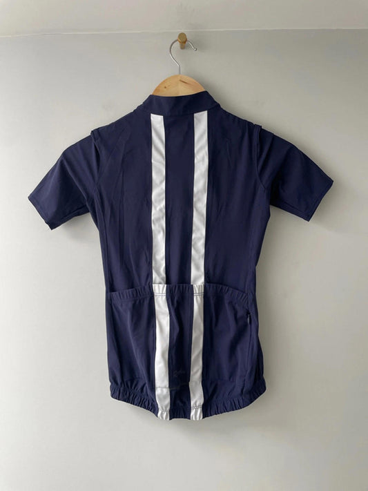 Women’s Rapha Premium Souplesse Cyling Jersey Top In Navy - XSmall - 2277