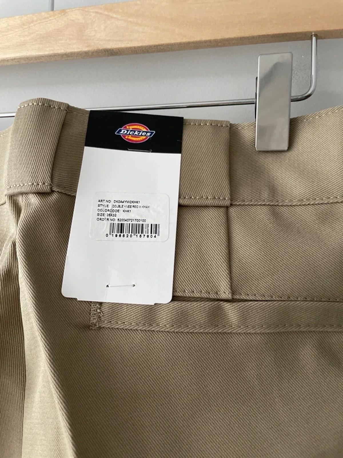 Women’s Dickies Double Knee Straight Fit Work Pant Chino in Beige - W26/L31 - 2944